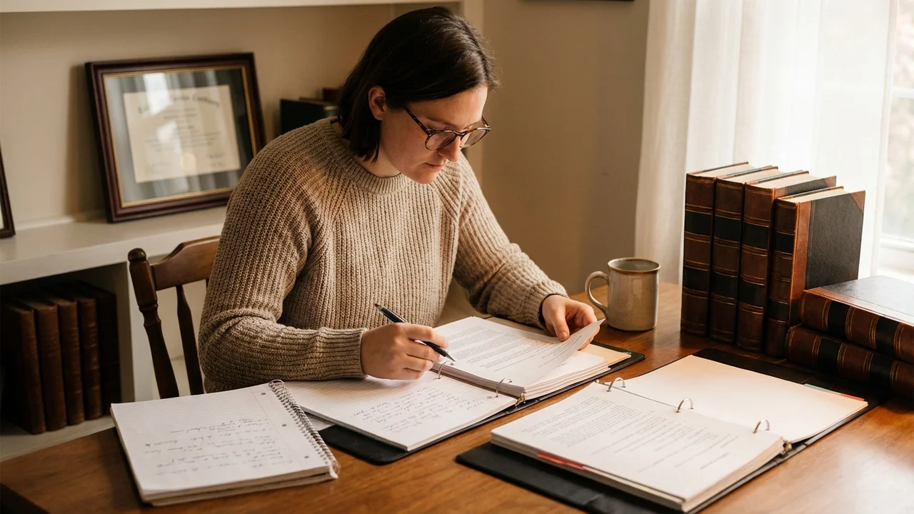 Mediatorzy po ukończeniu szkolenia z certyfikatami przed budynkiem uczelni